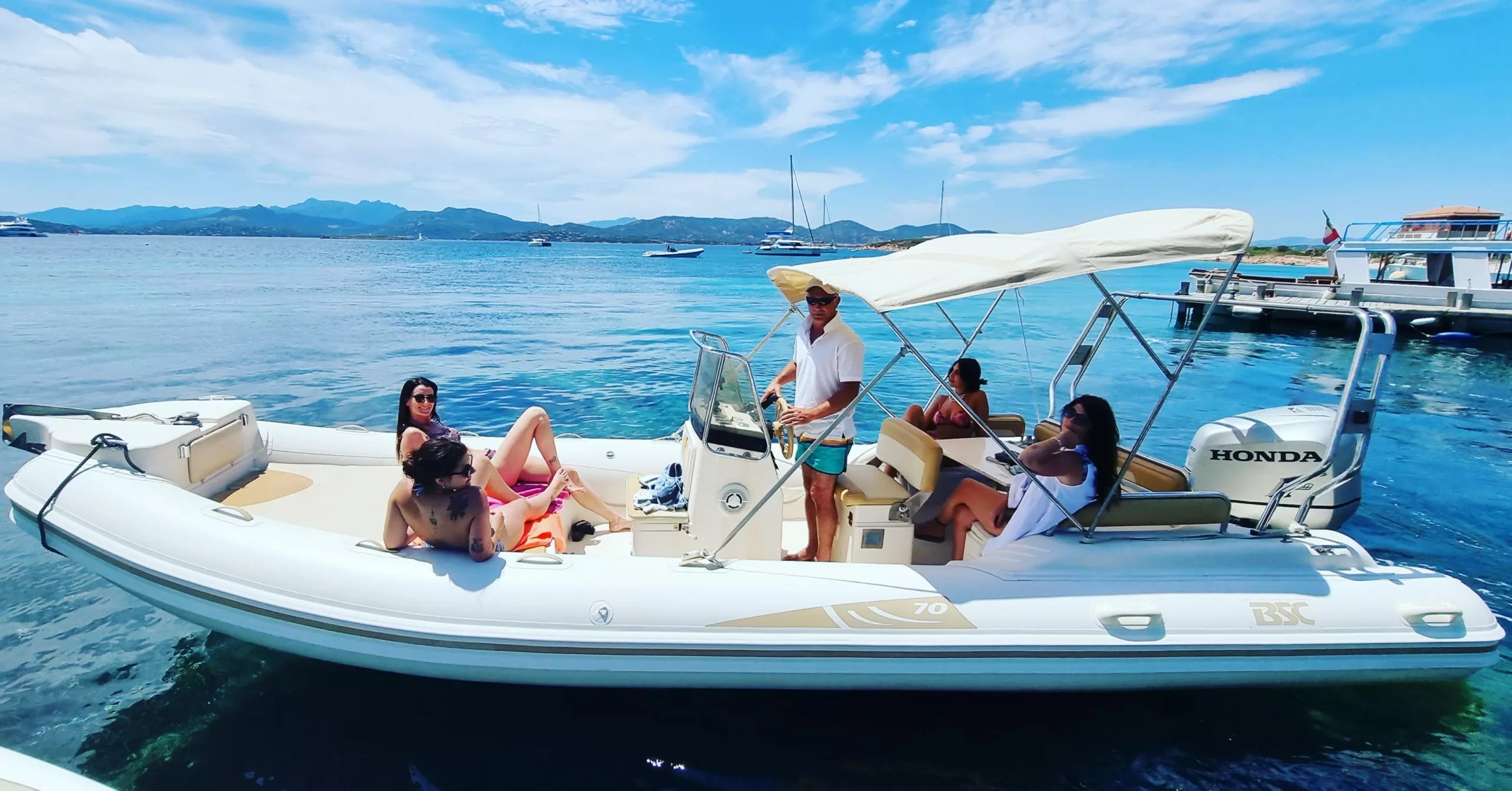 Gita privata in gommone