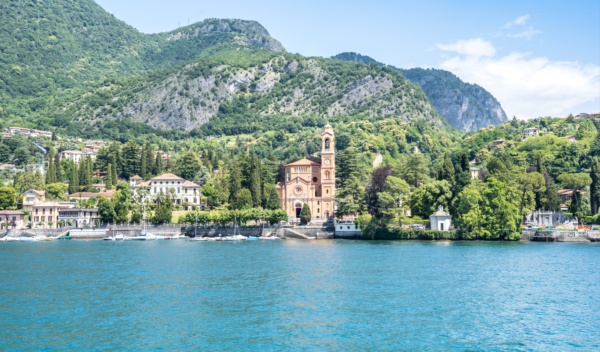 Full-day boat hire Como