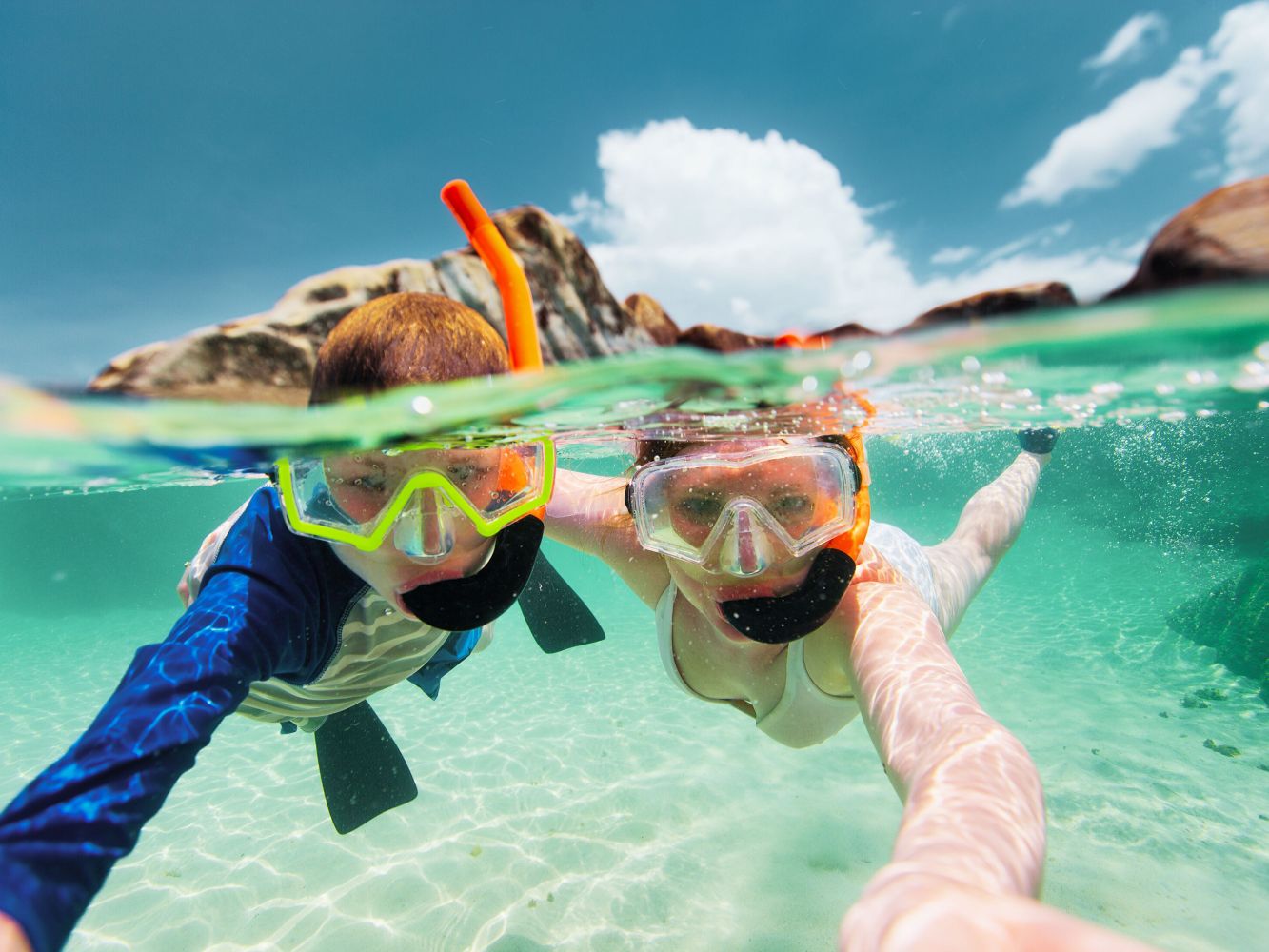 Snorkeling in the Tavolara and Molara Marine Protected Area