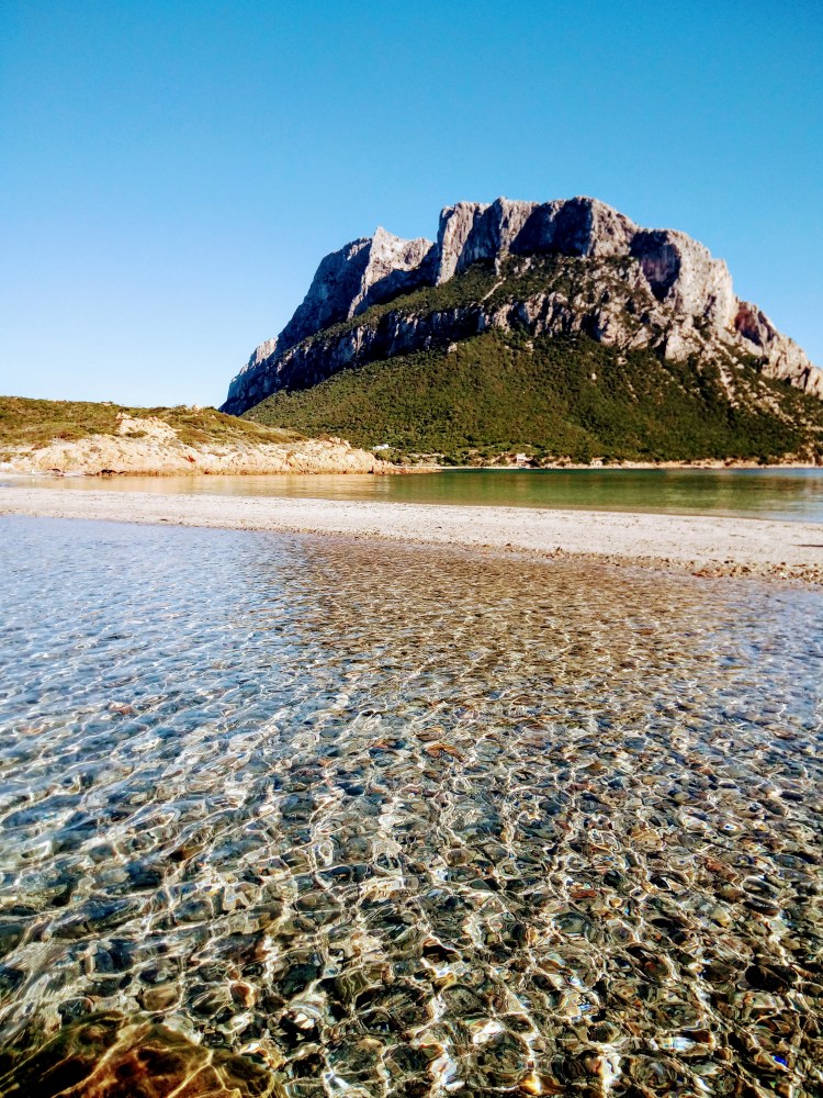 Tavolara Island seen from the sea