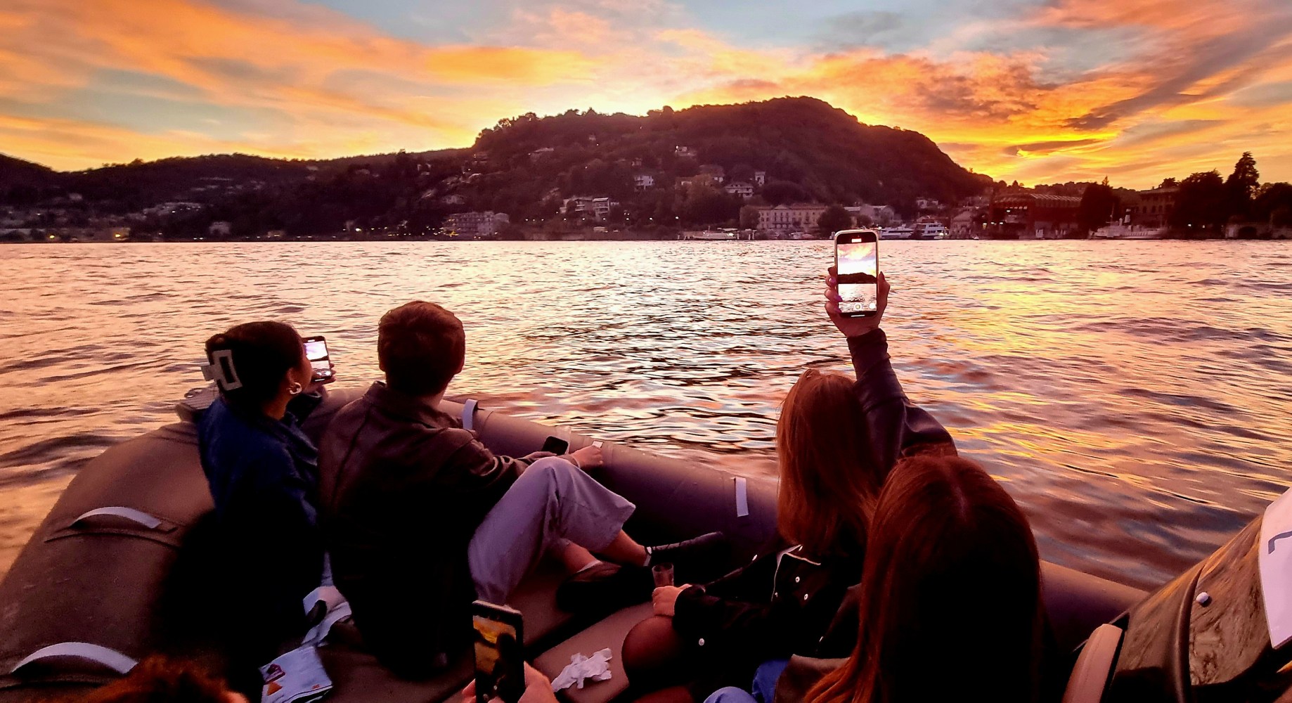 Sunset experience in Como